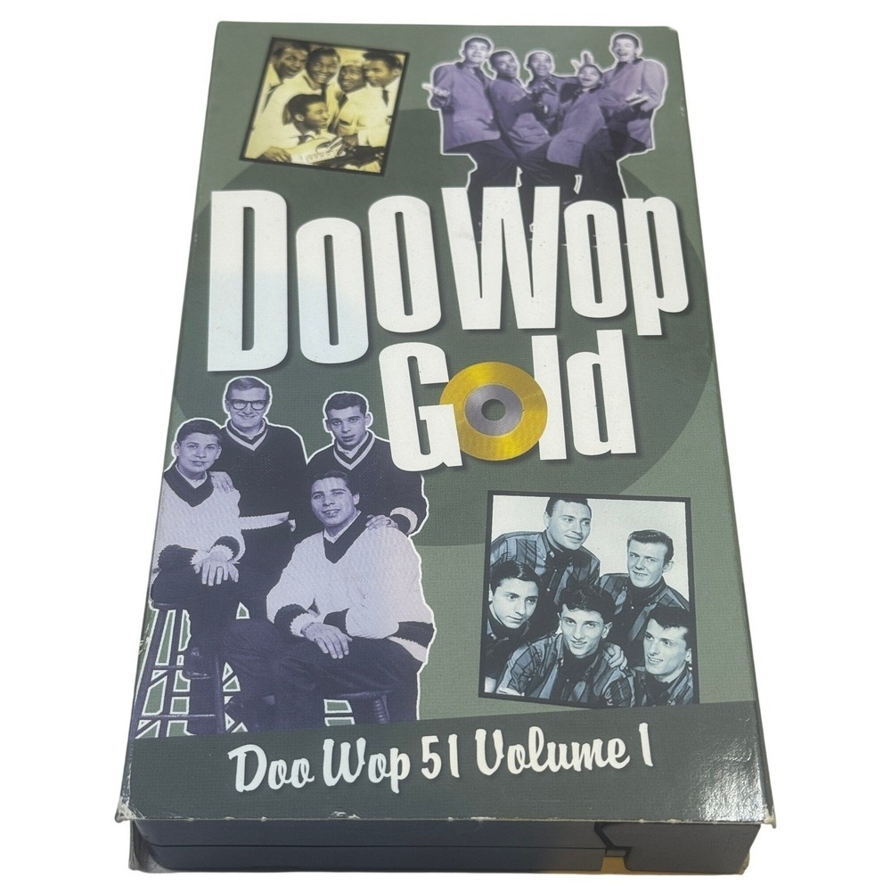 Time Life Doo Wop Gold Doo Wop 51 Volume 1 VHS Live Concert V857-03 1999 WQED
